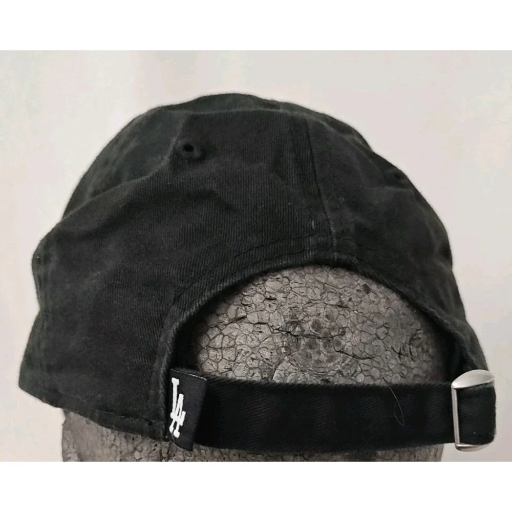 Women's New Era 9twenty MLB LA Dodgers Unstructured‎ Cotton Hat Cap Black White